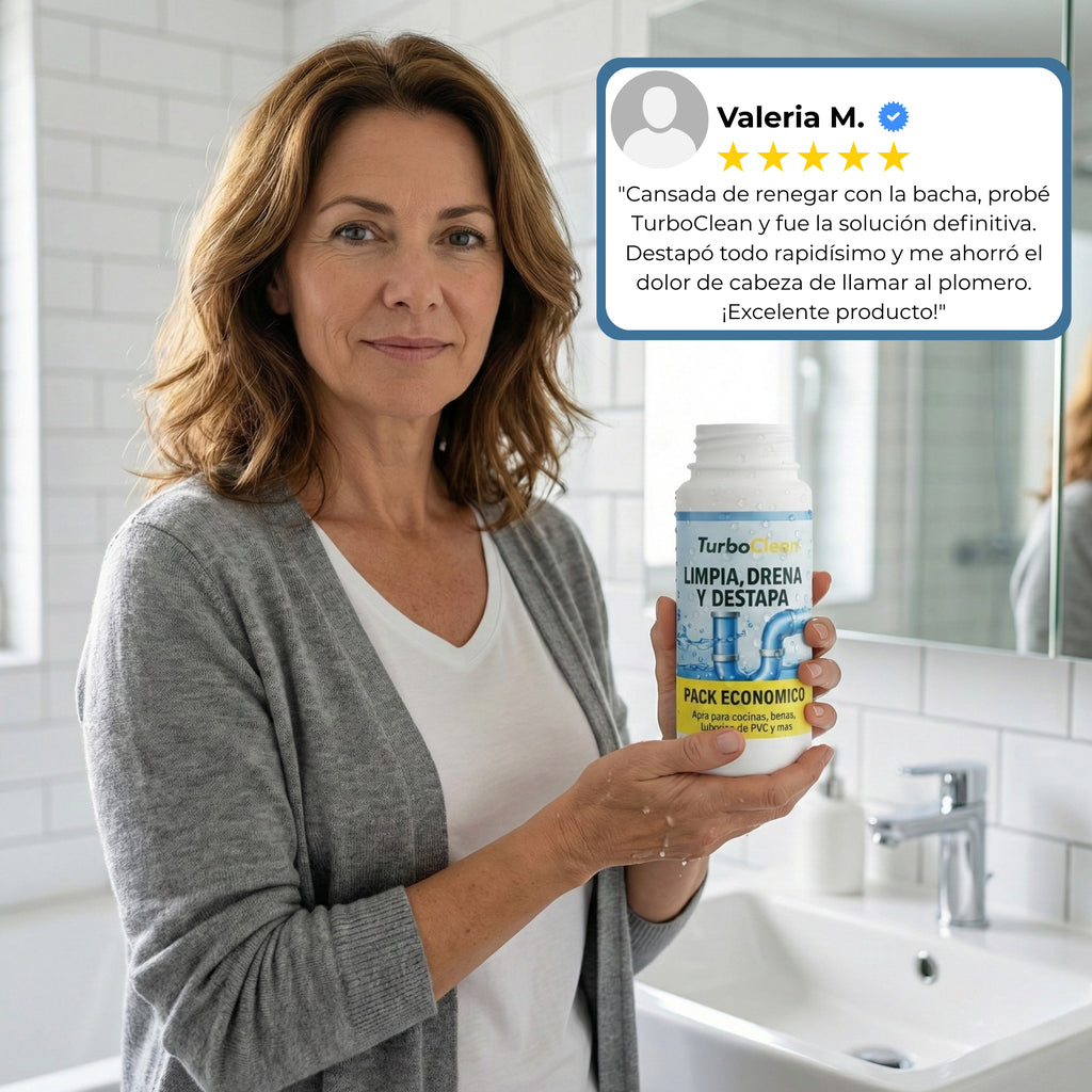 TurboClean™ Limpia y destapa tus cañerias