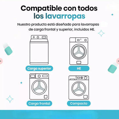 TurboClean™ Pastillas para lavarropas